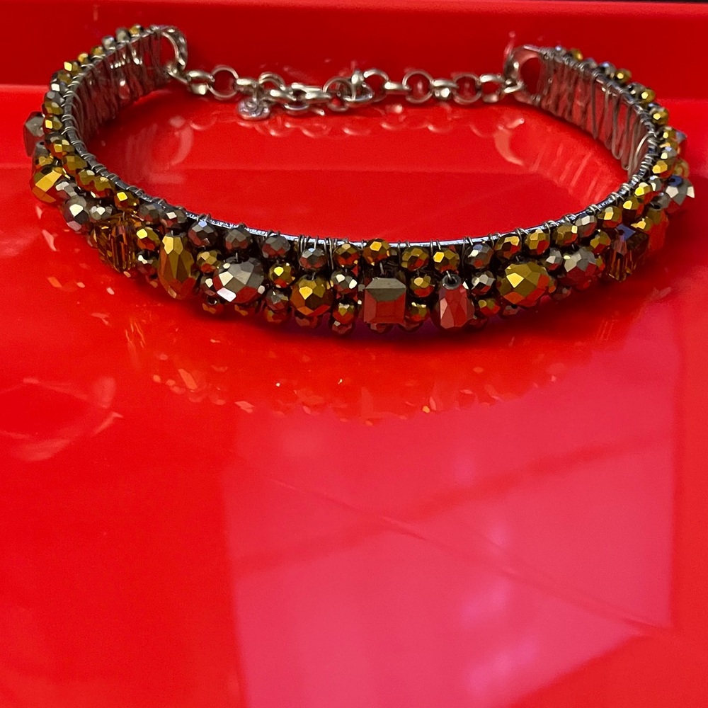 SASSY JONES Gold & Silver Beaded Bracelet